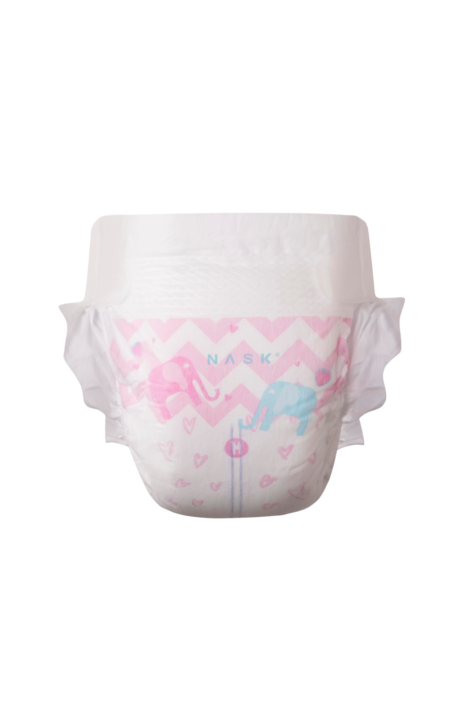 Nask Baby diaper of M size single pcs front view